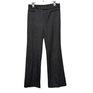 Lafayette 148 Tailored Clean Girl Workwear Trouser Pant Womens 8 Monochrome Luxe